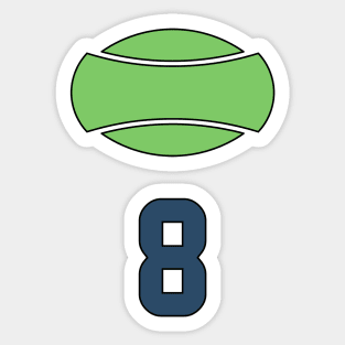 Gekkostate Soccer Uniform 8 Sticker